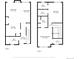 Combined first and second floor plans showcasing a spacious layout with bedrooms, baths, kitchen, and living areas at 14700 E 104Th Ave # 1602, Commerce City, CO 80022