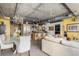 Modern living space featuring an open layout, polished concrete floors, and exposed ductwork at 2100 16Th St # 606, Denver, CO 80202