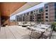 Spacious balcony featuring a lounge area and outdoor dining, perfect for entertaining and relaxation at 4200 W 17Th Ave # 223, Denver, CO 80204