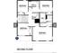 Second floor plan highlighting bedrooms and bathrooms at 9 N Waterloo St, Aurora, CO 80018