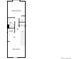 Two-story floor plan showcasing primary bedroom, bath, laundry, and open loft area at 1885 S Quebec Way # B23, Denver, CO 80231