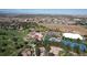Aerial view showcasing the golf course, tennis courts, clubhouse and the surrounding neighborhood at 11433 Decatur Ct, Westminster, CO 80234
