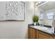 Bright bathroom featuring a vanity with a stylish mirror and modern decor for a fresh look at 2235 Coronado Pkwy # A, Denver, CO 80229