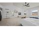 Spacious main bedroom with fireplace and mountain views at 7401 Deerfield Rd, Longmont, CO 80503