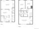 Detailed floor plan showcasing the layout of both floors of the home at 1202 S Troy St, Aurora, CO 80012
