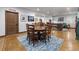 Basement includes a game table, a bar, and a living area, creating a cozy atmosphere at 3124 Antelope Ridge Trl, Parker, CO 80138