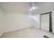 Finished basement bedroom with closet space and natural light from a small window at 1649 Lima St, Aurora, CO 80010