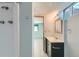 Basement bathroom with a vanity and shower at 8839 Winona Ct, Westminster, CO 80031