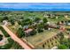 Aerial view outlines the property boundaries within a scenic landscape at 1813 Pikes Peak St, Erie, CO 80516