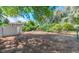 Landscaped backyard featuring a prepared garden bed and ample space for customization at 1813 Pikes Peak St, Erie, CO 80516