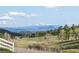 Scenic view of mountains and open fields at 26269 Richmond Hill Rd, Conifer, CO 80433