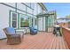 Relaxing outdoor deck with comfortable seating and a grill for entertaining guests at 3970 Pierson St, Wheat Ridge, CO 80033