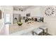 Stylish kitchen with stainless steel appliances, granite countertops, and bar stool seating at the counter at 22323 E 6Th Pl, Aurora, CO 80018