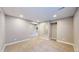 Spacious basement featuring neutral carpet and recessed lighting at 15926 Butterwort Cir, Parker, CO 80134