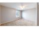 Bedroom featuring neutral colored walls and carpet and one window at 15926 Butterwort Cir, Parker, CO 80134