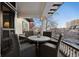 Private patio with bistro set, perfect for outdoor dining at 750 N Clarkson St, Denver, CO 80218