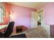 Colorful room featuring carpet, a window, furniture, and a closet at 13225 Grove Way, Broomfield, CO 80020