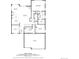 Detailed floor plan showcasing layout of rooms including bedrooms, kitchen, and garage at 15414 Xenia Ct, Thornton, CO 80602