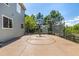 Backyard basketball court provides recreation and activity space at home at 11857 S Saunter Ln, Parker, CO 80138