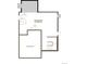 Unfinished basement floor plan with bath pre-plumb, HVAC system, and an unexcavated area at 454 S Rifle St, Aurora, CO 80017