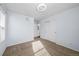 Bedroom featuring carpeted floor, ceiling fan, closet, and neutral color scheme at 15612 E 96Th Way # 20H, Commerce City, CO 80022