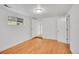 Bedroom featuring wood floors and a closet at 113 E Saint Clair Ave, Longmont, CO 80504