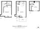 A detailed floor plan showing the layout of a three-story house at 12142 Bannock Cir # B, Denver, CO 80234