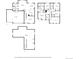 Three floor plans showing basement, first floor with living areas, and second floor with bedrooms and bathrooms at 5161 Chicory Cir, Brighton, CO 80601
