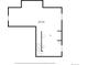 Basement floor plan showcasing dimensions of the space with an entrance and potential window at 5161 Chicory Cir, Brighton, CO 80601