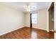Cozy bedroom with hardwood floors, ceiling fan and natural light at 4894 E Ashton Ave, Castle Rock, CO 80104