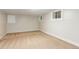 Spacious basement with carpet flooring at 618 Milwaukee St, Denver, CO 80206