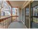 Covered balcony with sliding glass door access at 2725 W 86Th Ave # 5, Westminster, CO 80031