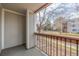 Private patio with view of trees and surrounding buildings at 2725 W 86Th Ave # 5, Westminster, CO 80031