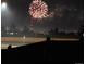 Fireworks exploding in the night sky over a suburban neighborhood at 12218 S Oak Bluff Trl, Parker, CO 80134