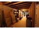 Unfinished basement offers ample storage space and potential for customization at 7627 Halleys Dr, Littleton, CO 80125