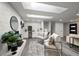 Bright basement features skylights and open layout, perfect for relaxation and entertaining at 9591 W Florida Pl, Lakewood, CO 80232
