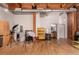 Open floor plan with modern kitchen, wooden cabinets and stainless steel appliances at 2955 Inca St # 2Q, Denver, CO 80202