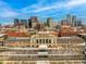 Urban view showcasing the city's Union Station and skyline with a bright blue sky at 2955 Inca St # 2Q, Denver, CO 80202