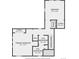 Second level floorplan featuring primary bedroom, secondary bedroom, two bathrooms, and laundry room at 10148 E 29Th Dr, Denver, CO 80238