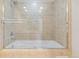 Bathroom featuring a large glass enclosed tiled shower at 30 Garfield St # G, Denver, CO 80206