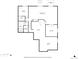 Basement floor plan featuring a recreation room, utility room, office, bedroom, and covered patio at 6265 S Ider Way, Aurora, CO 80016