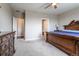 Spacious main bedroom featuring a ceiling fan, ensuite bathroom and large walk-in closet at 6265 S Ider Way, Aurora, CO 80016