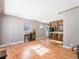 Open living room and kitchen with hardwood floors at 5191 S Pennsylvania St, Littleton, CO 80121