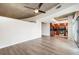 A modern living space including a view of the kitchen at 1700 Bassett St # 802, Denver, CO 80202
