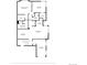 Detailed floor plan showcases the layout of the home's main level at 11945 W 66Th Pl # A, Arvada, CO 80004