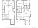 Detailed floor plans showcase the layout of both levels of the home at 11945 W 66Th Pl # A, Arvada, CO 80004