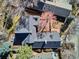 Aerial view of a house with a brick patio and well-maintained roof at 210 S High St, Denver, CO 80209