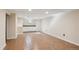 Unfinished basement offers great potential and features neutral paint and tile flooring at 14072 W Alaska Dr, Lakewood, CO 80228