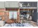 Cozy covered patio, perfect for relaxing or entertaining at 3576 S Depew St # 104, Denver, CO 80235