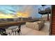 Enjoy the panoramic city views from this expansive rooftop patio with comfortable seating at 1499 Blake St # 6K, Denver, CO 80202